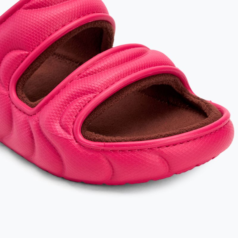 Шльопанці Crocs Classic Cozzzy Overpuff Sandal dragonfruit 7