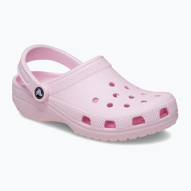 Шльопанці Crocs Classic рожеві молочні