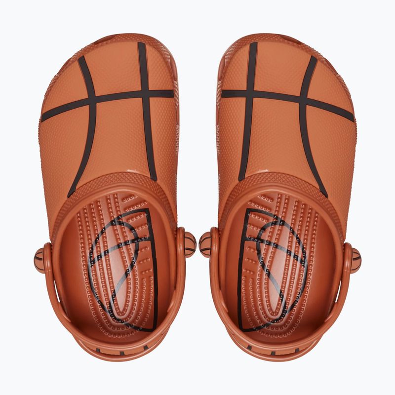 Шльопанці дитячі Crocs Classic Basketball Clog K sienna 4