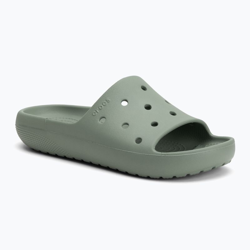Шльопанці Crocs Classic Slide V2 moss