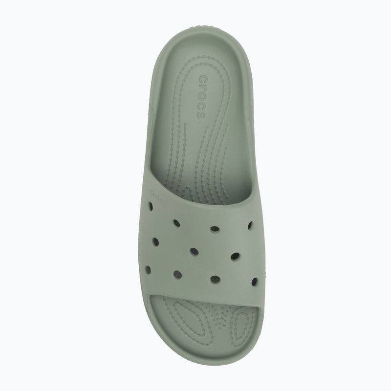 Шльопанці Crocs Classic Slide V2 moss 5