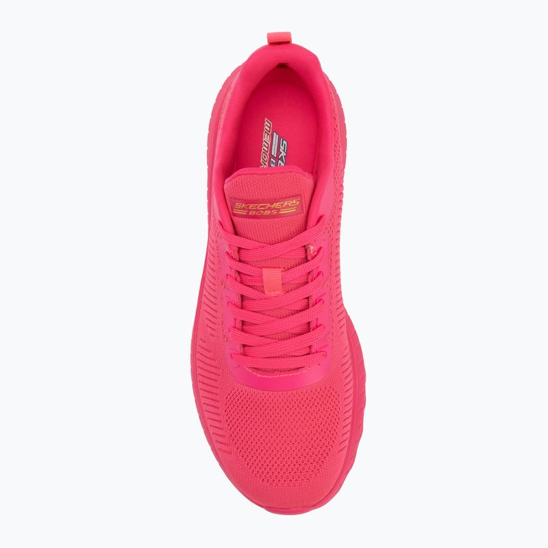 Кросівки жіночі SKECHERS Bobs Squad Chaos Cool Rythms pink 5