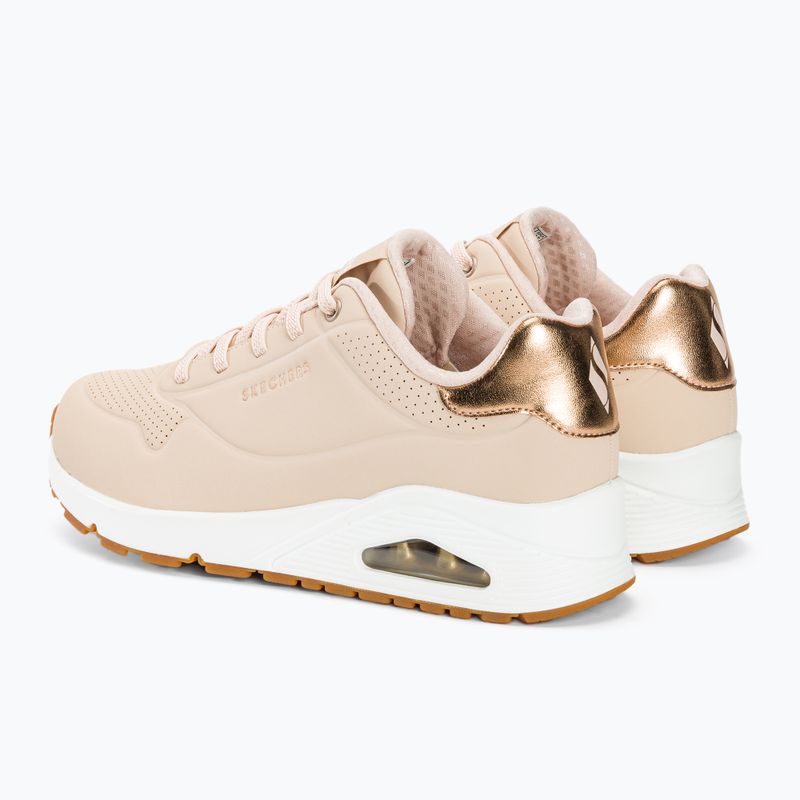 Черевики жіночі SKECHERS Uno Shimmer Away beige 4