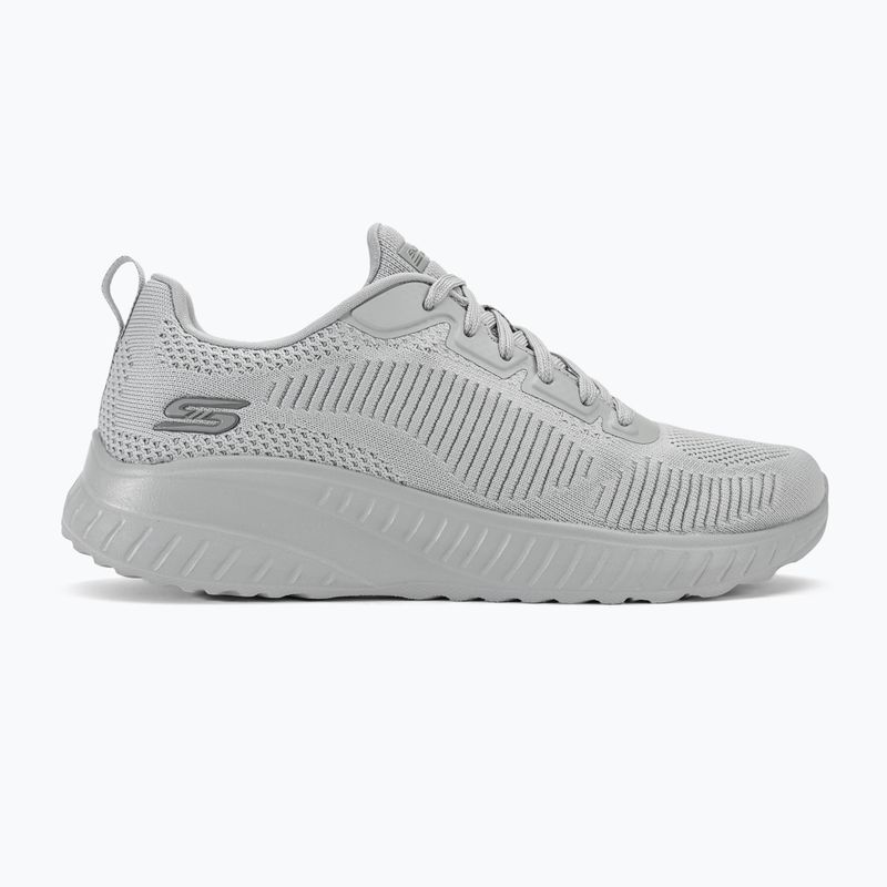 Черевики жіночі SKECHERS Bobs Squad Chaos Face Off light gray 2
