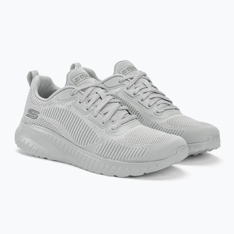 Черевики жіночі SKECHERS Bobs Squad Chaos Face Off light gray 4