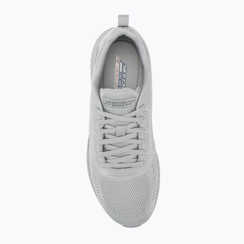 Черевики жіночі SKECHERS Bobs Squad Chaos Face Off light gray 6