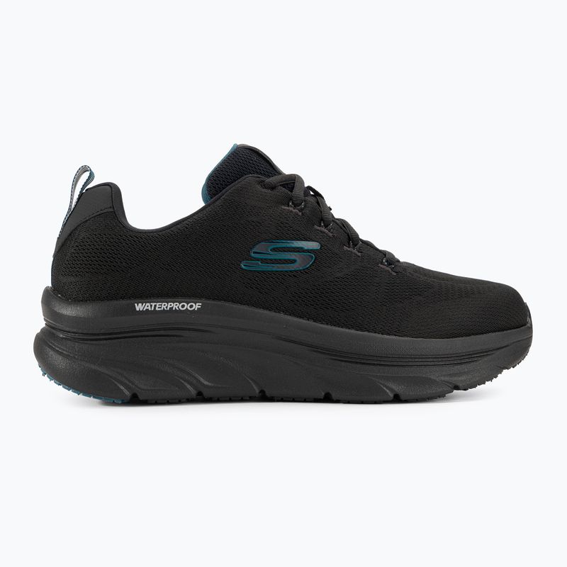 Кросівки чоловічі SKECHERS D'Lux Walker Get Oasis black/teal 2