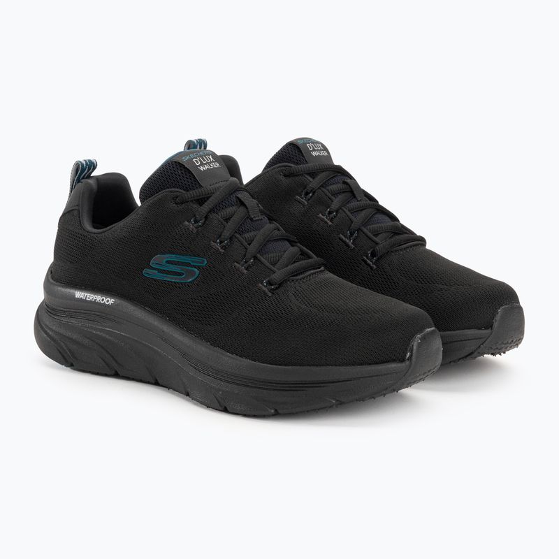 Кросівки чоловічі SKECHERS D'Lux Walker Get Oasis black/teal 4