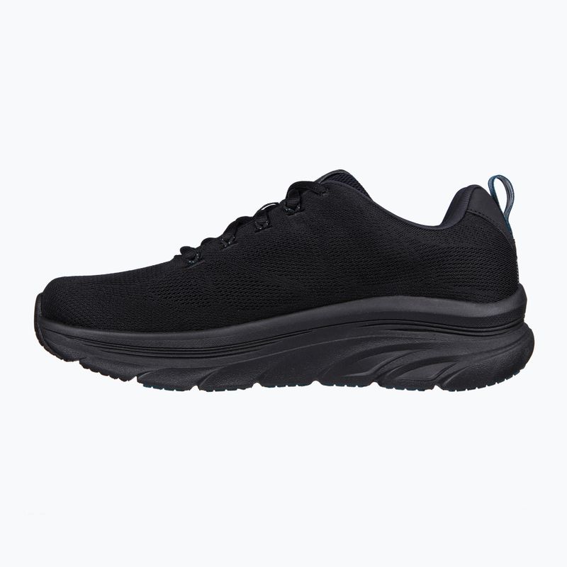 Кросівки чоловічі SKECHERS D'Lux Walker Get Oasis black/teal 8