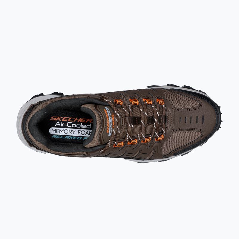 Чоловічі трекінгові кросівки SKECHERS Equalizer 5.0 Trail Solix коричнево-помаранчеві 11