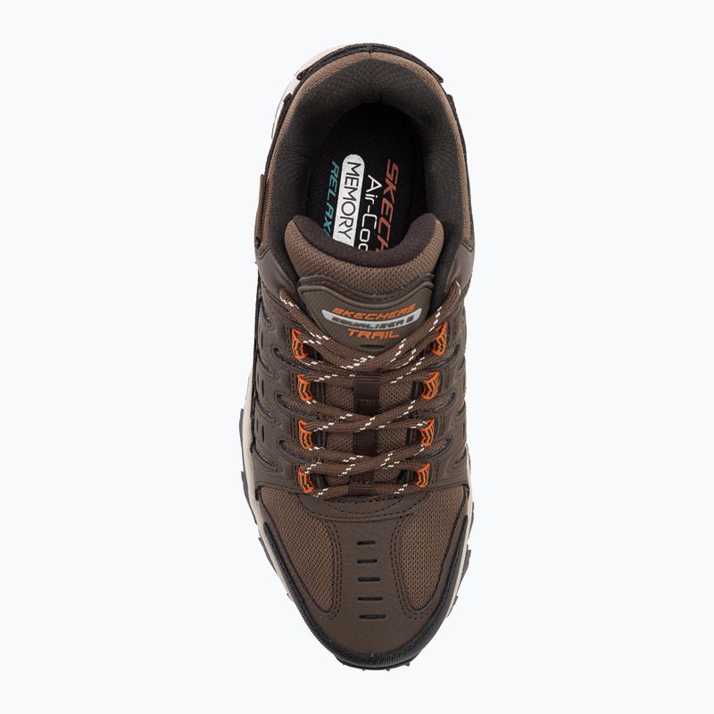 Чоловічі трекінгові кросівки SKECHERS Equalizer 5.0 Trail Solix коричнево-помаранчеві 6