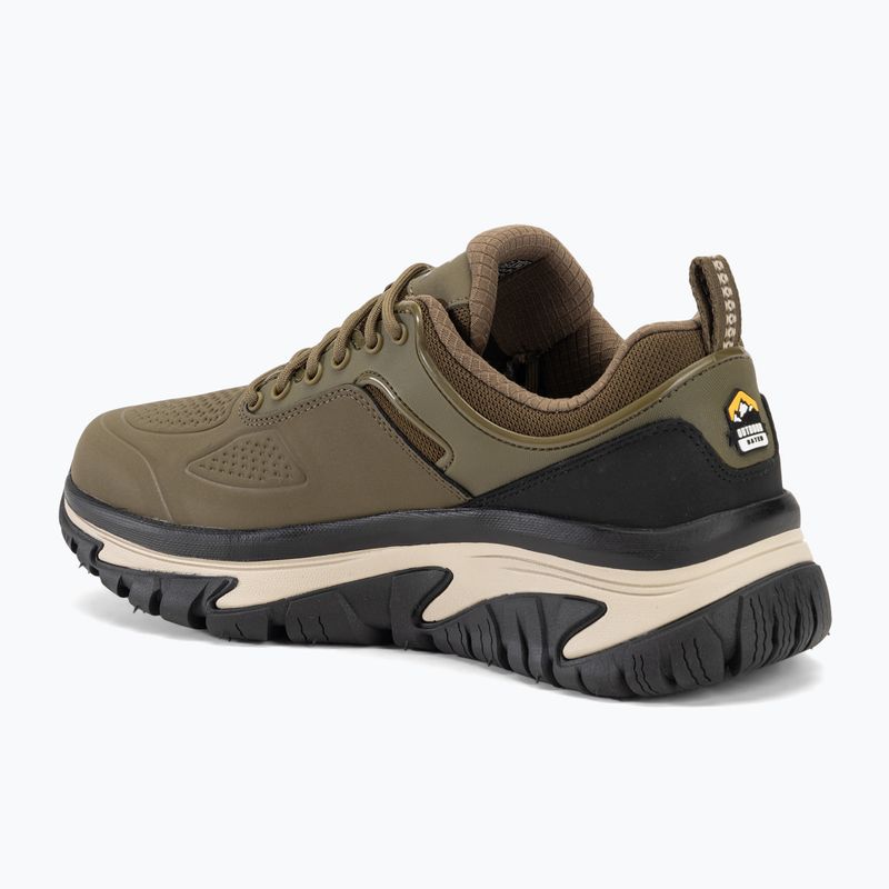Кросівки чоловічі SKECHERS Arch Fit Road Walker Recon olive/black 3