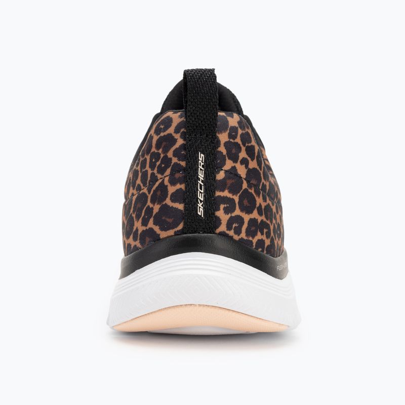 Кросівки жіночі SKECHERS Flex Appeal 4.0 Wild Ballad black/leopard 6