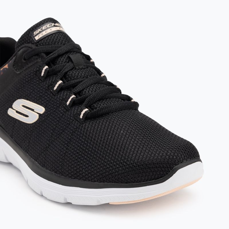Кросівки жіночі SKECHERS Flex Appeal 4.0 Wild Ballad black/leopard 7