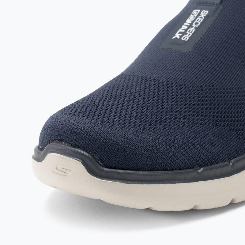 Кросівки чоловічі SKECHERS Slip-ins Go Walk 6 Easy On navy/white 8