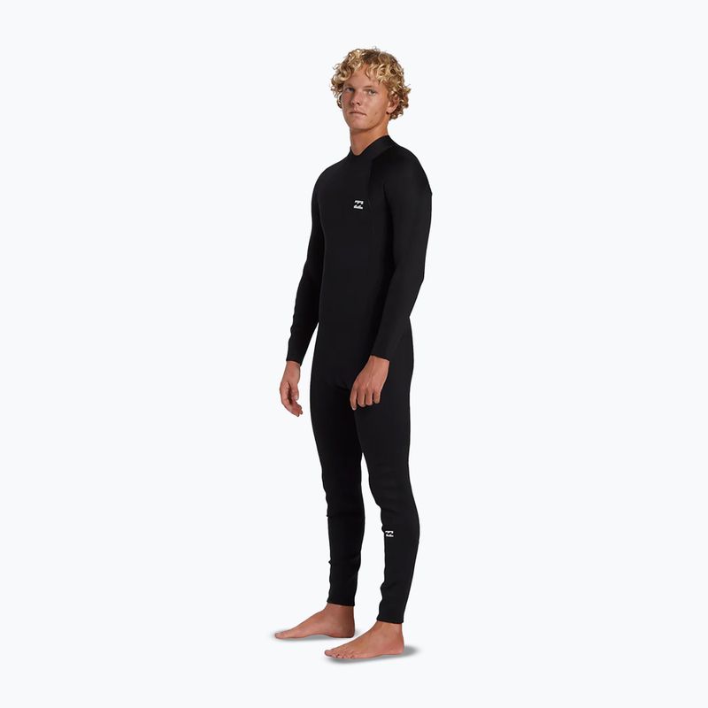 Чоловічий гідрокостюм Billabong 4/3 mm Foil Back Zip black 3