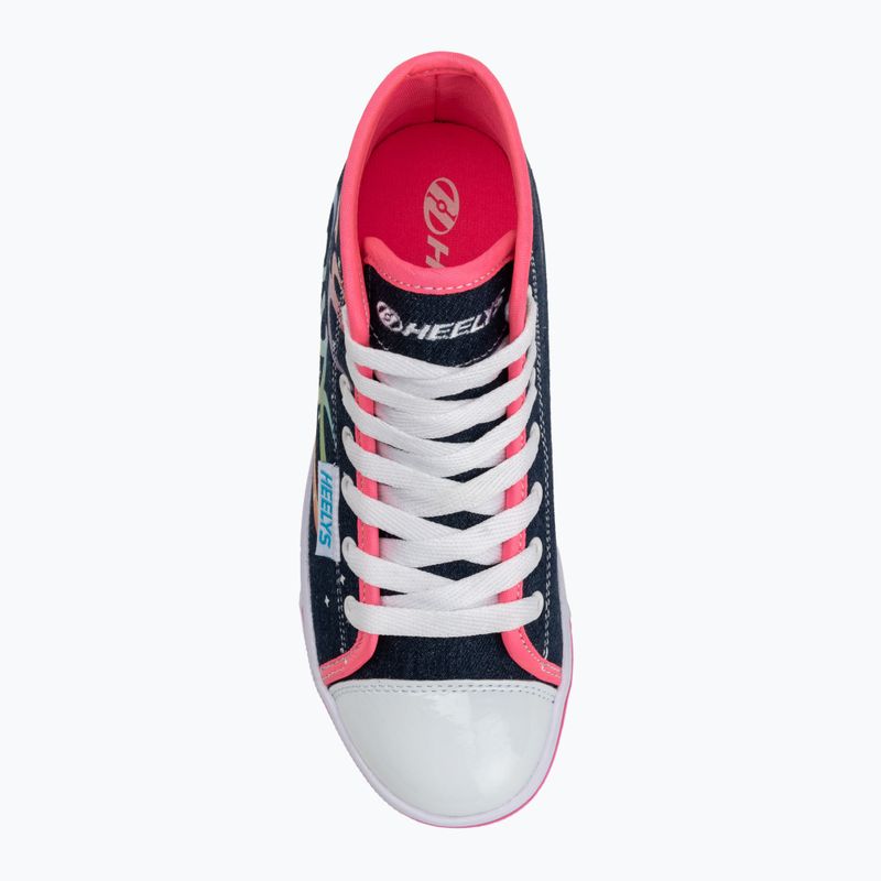 Роликові кросівки дитячі Heelys Veloz denim/rainbow 6