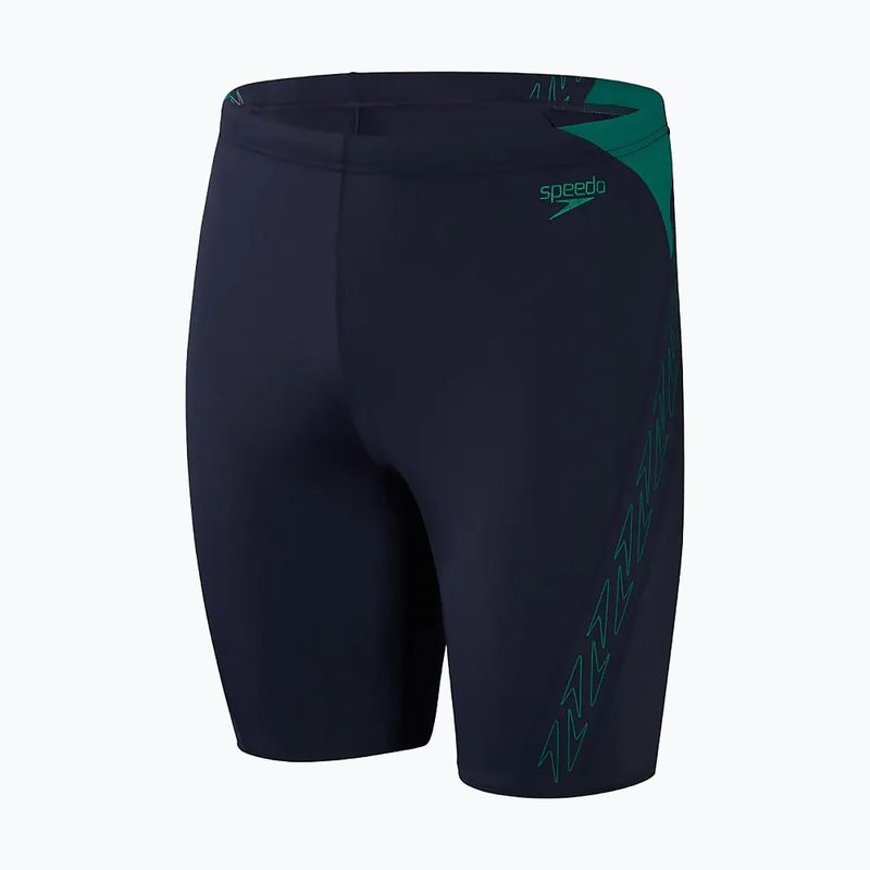 Чоловічі плавки Speedo Hyper Boom Splice темно-синій/зелений 5