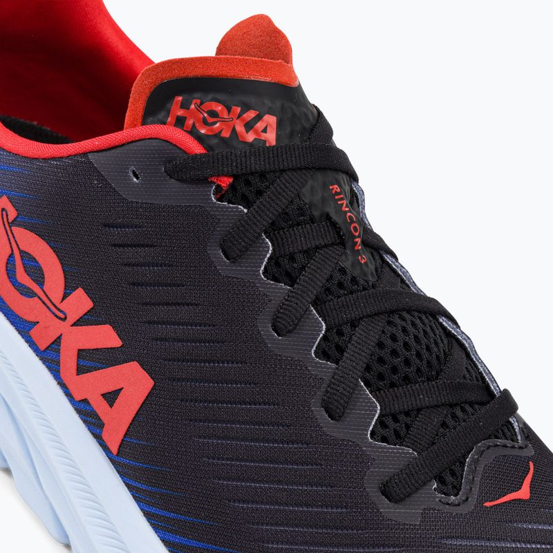 Кросівки для бігу чоловічі HOKA Rincon 3 чорно-блакитні 1119395-BDGB 8