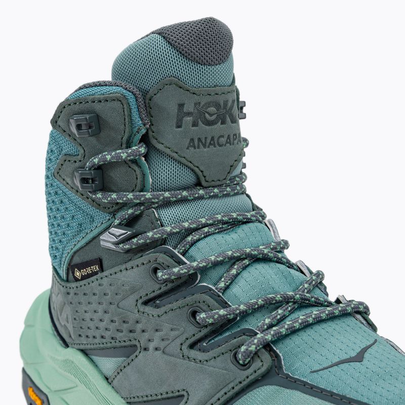 Взуття трекінгове жіноче HOKA Anacapa Mid GTX зелене 1119372-TMGR 12