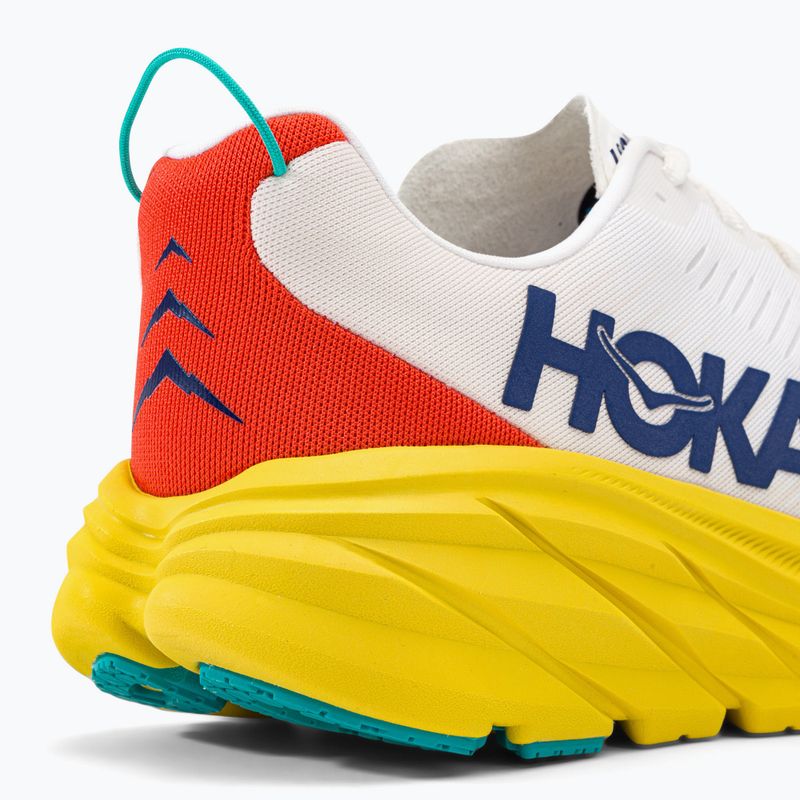 Кросівки для бігу чоловічі HOKA Rincon 3 білі 1119395-WEGG 9