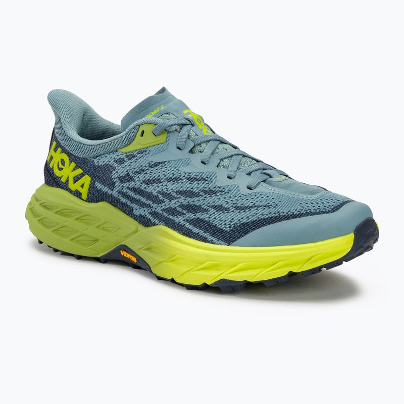 Чоловічі кросівки HOKA Speedgoat 5 stone blue / dark citron