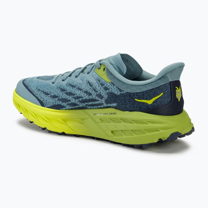 Чоловічі кросівки HOKA Speedgoat 5 stone blue / dark citron 3