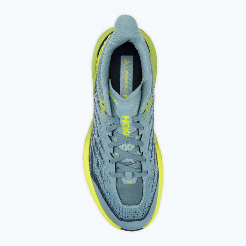 Чоловічі кросівки HOKA Speedgoat 5 stone blue / dark citron 5