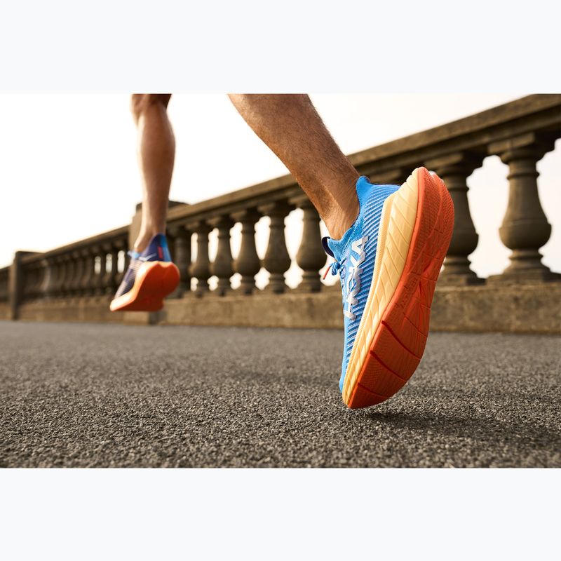 Кросівки для бігу чоловічі HOKA Carbon X 3 coaсталь sky/bellwether blue 16