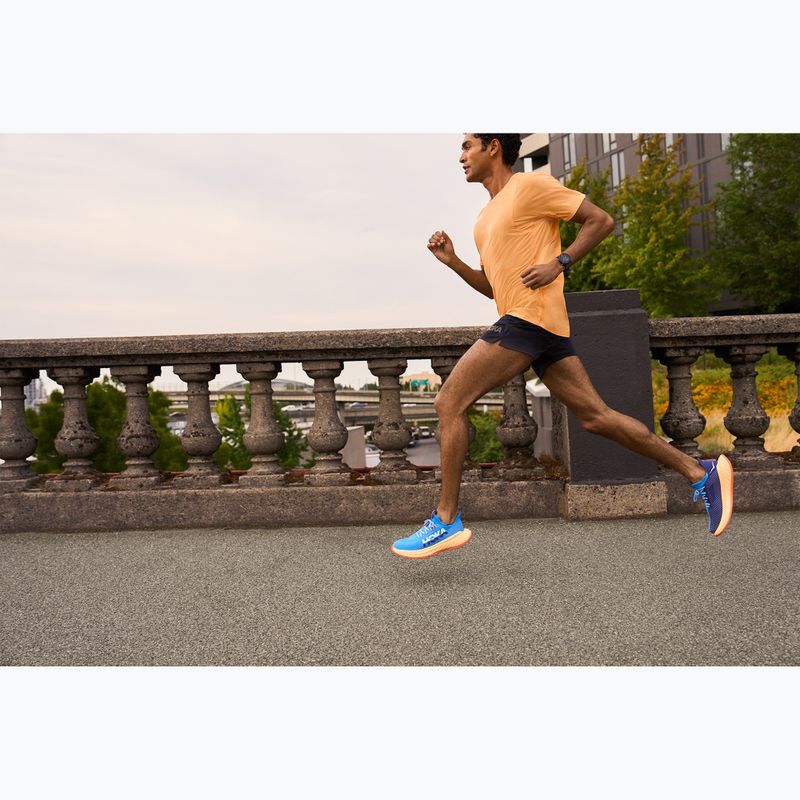 Кросівки для бігу чоловічі HOKA Carbon X 3 coaсталь sky/bellwether blue 18