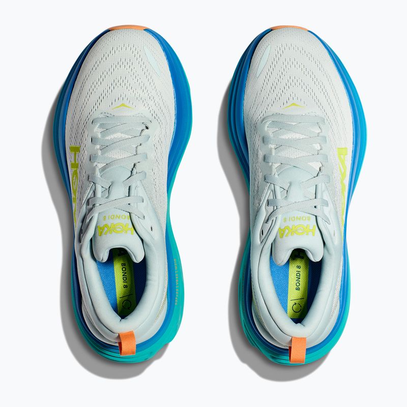 Черевики для бігу чоловічі HOKA Bondi 8 ice flow/bit of blue 5