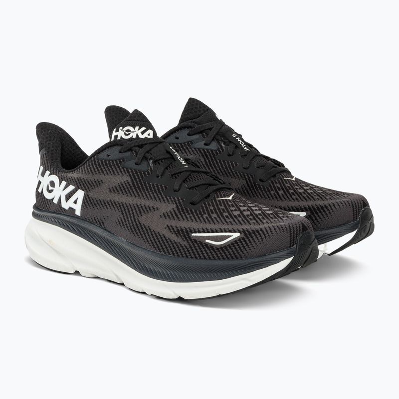 Кросівки для бігу чоловічі HOKA Clifton 9 чорні 1127895-BWHT 3