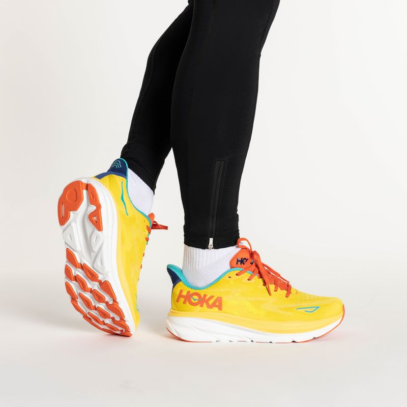 Черевики для бігу чоловічі HOKA Clifton 9 Поясsion fruit/maize 2
