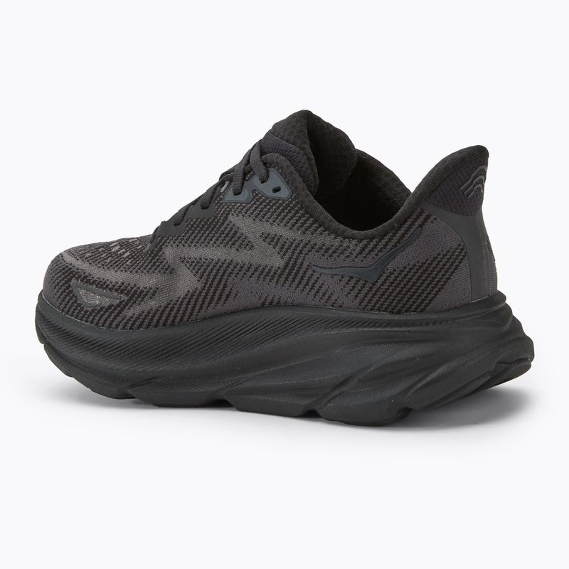 Кросівки для бігу жіночі HOKA Clifton 9 black/black 3