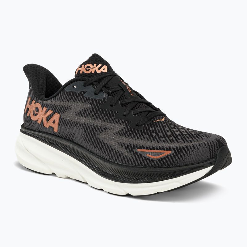 Кросівки для бігу жіночі HOKA Clifton 9 чорні 1127896-BCPPR