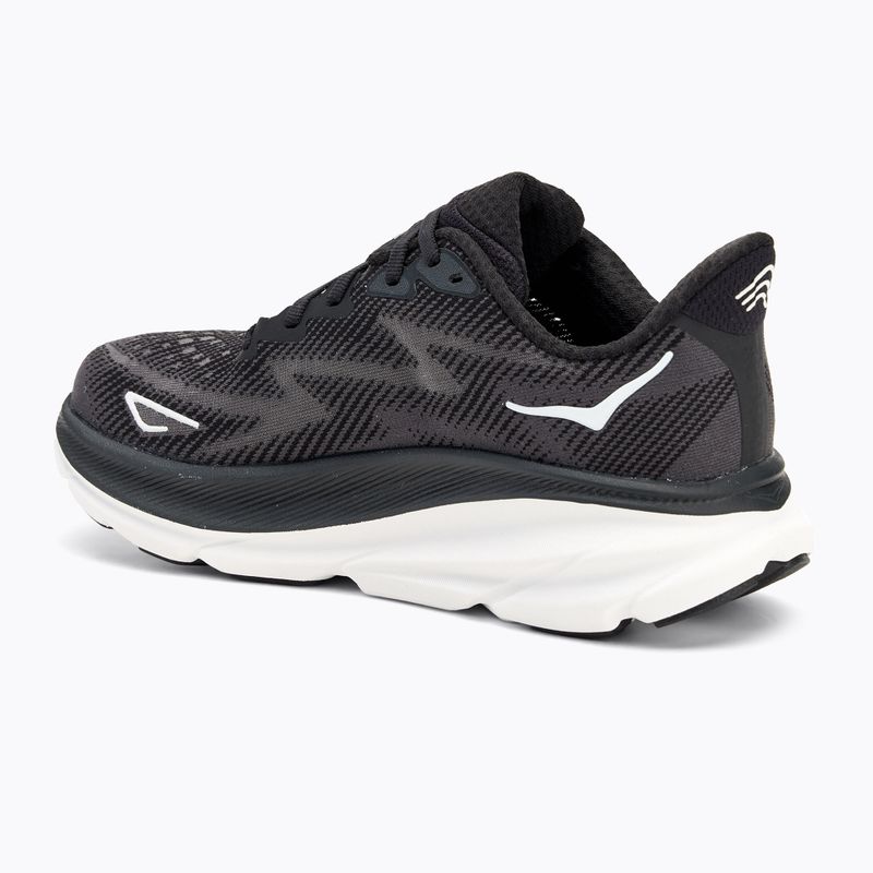 Кросівкі для бігу жіночі HOKA Clifton 9 black/white 3