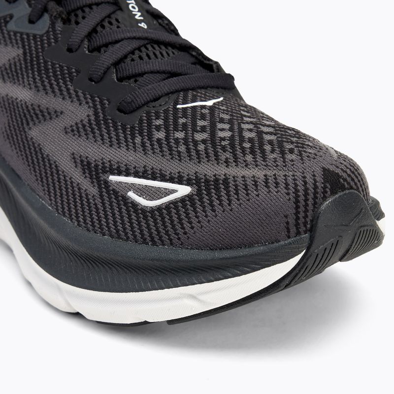 Кросівкі для бігу жіночі HOKA Clifton 9 black/white 7