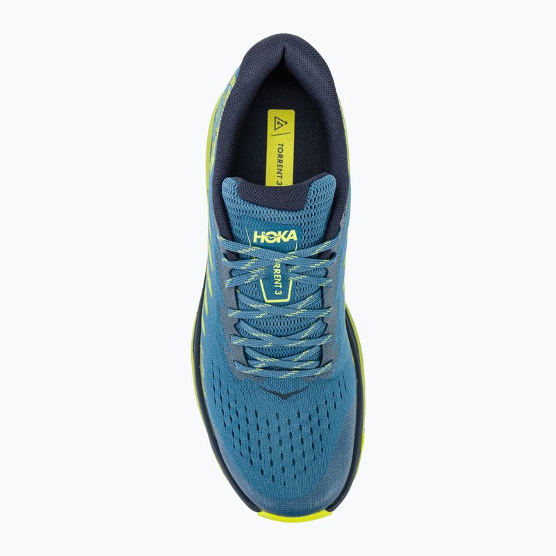 Черевики для бігу чоловічі HOKA Torrent 3 bluesteel/dark citron 6