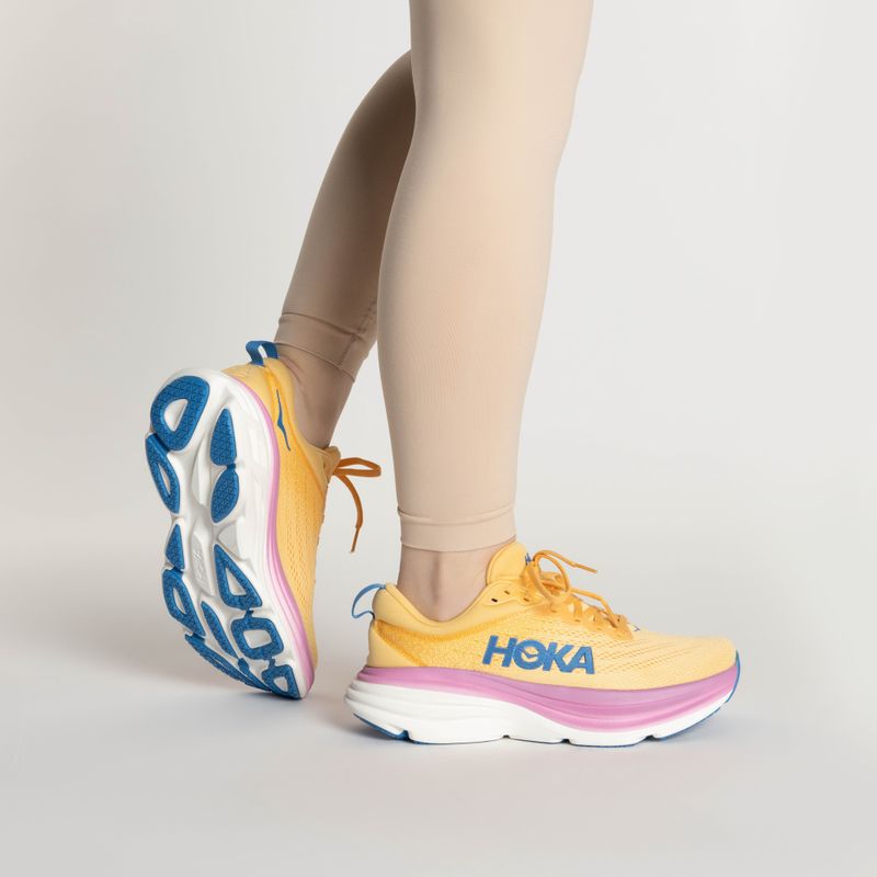 Черевики для бігу жіночі HOKA Bondi 8 impala/cyclamen 2