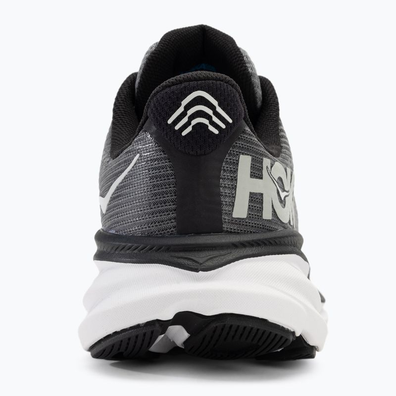 Кросівки для бігу дитячі HOKA Clifton 9 black/white 6