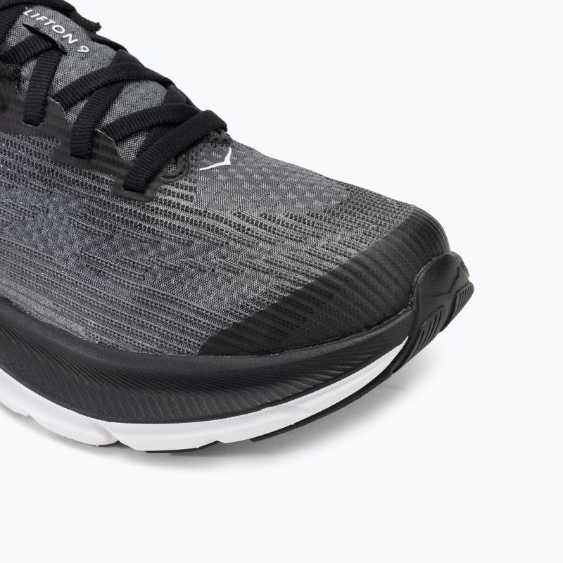 Кросівки для бігу дитячі HOKA Clifton 9 black/white 7