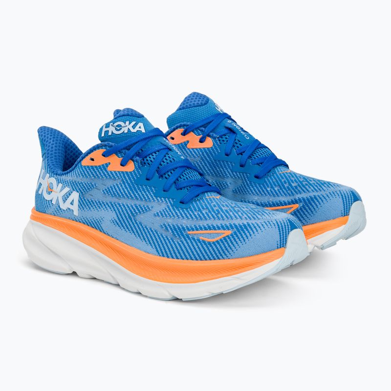 Черевики для бігу чоловічі HOKA Clifton 9 Wide coastal sky/all aboard 4