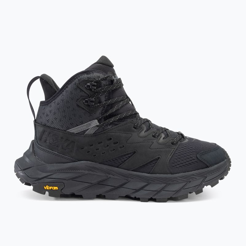 Кросівки трекінгові чоловічі HOKA Anacapa Breeze Mid black/black 2