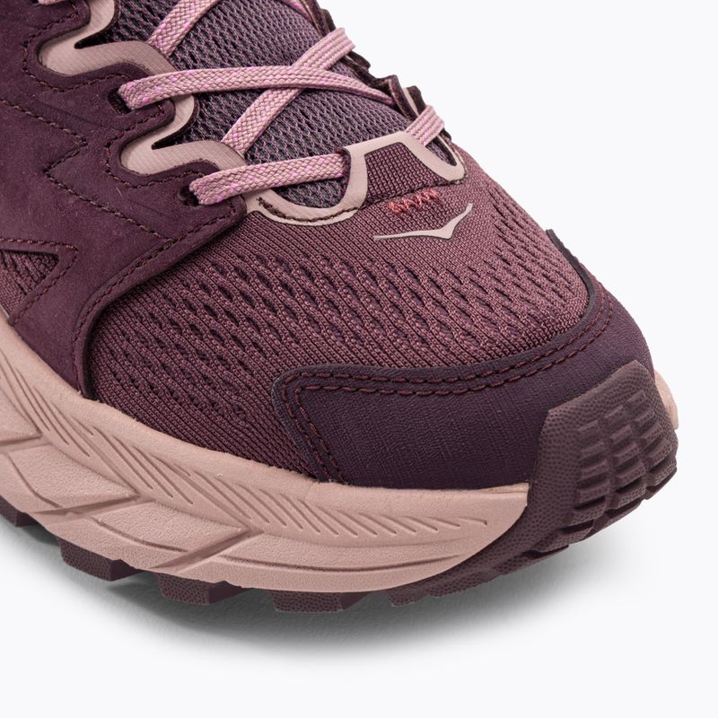 Жіночі трекінгові черевики HOKA Anacapa Breeze Mid родзинки/блідо-лілові 9