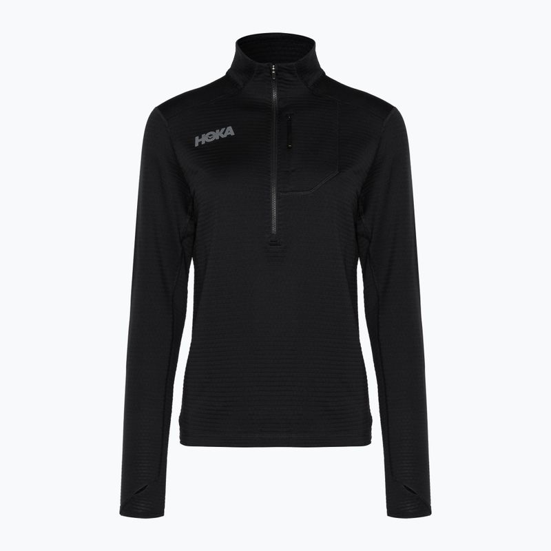 Жіночий біговий світшот HOKA 1/2 Zip чорний