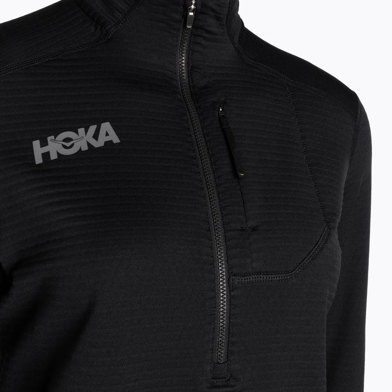 Жіночий біговий світшот HOKA 1/2 Zip чорний 3