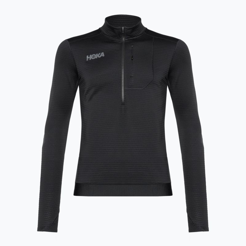 Чоловічий біговий світшот HOKA 1/2 Zip чорний