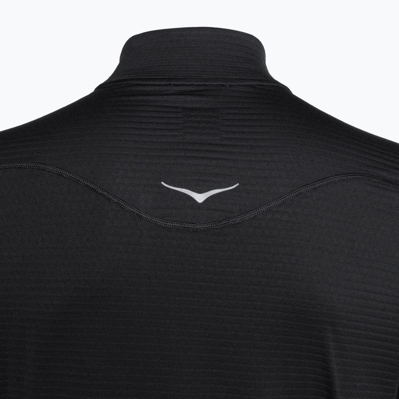 Чоловічий біговий світшот HOKA 1/2 Zip чорний 4