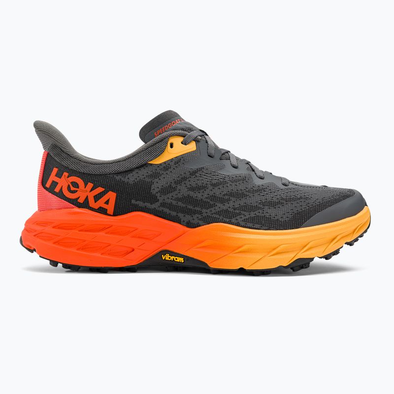 Чоловічі бігові кросівки HOKA Speedgoat 5 замок/полум'я 2