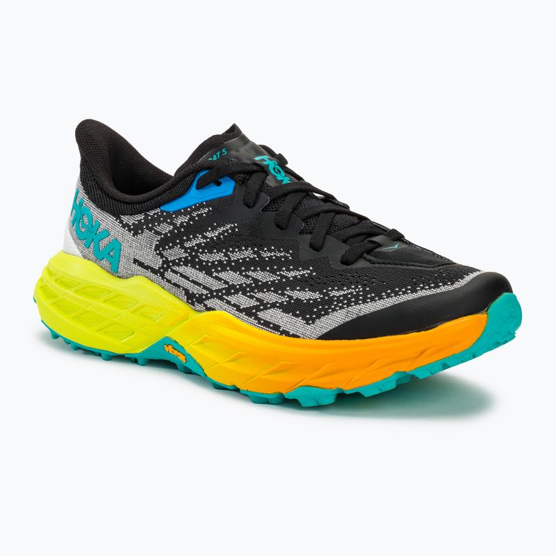 Жіночі бігові кросівки HOKA Speedgoat 5 чорний/вечірній первоцвіт